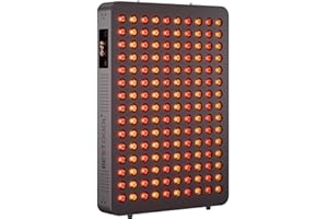 BestQool Terapia a luce rossa, 4 lunghezze d'onda per tutta la luce, chip Elite 150 LED, pannello rosso ad alte prestazioni 250 W.