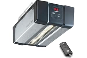 Hörmann napęd do bram garażowych Supra Matic E seria 4 (otwieracz drzwi, w zestawie nadajnik ręczny HSE 4, kabel przyłączeniowy, szerokość bramy 5500 mm/skrzydło drzwi maks. 13,75 m²) 4510307, szary