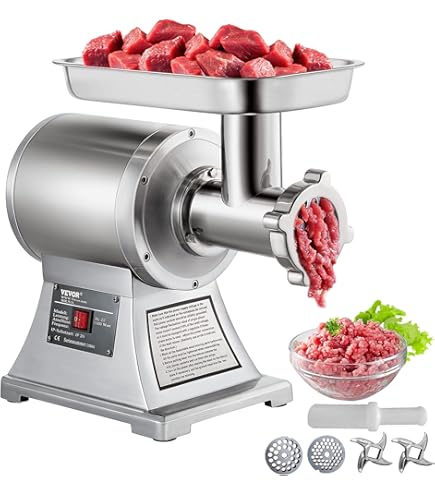 Reber Hachoir à Viande Manuel N°32 – Robuste En Fonte Étamée, Idéal Pour Bouchers Et Préparations Maison