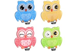 MORCART Crochet Adhésif, 3M Hibou Crochet Mural Porte Serviette Salle de Bains En Acier Inox Auto-Adhesif Imperméable et Résistant à l'huile pour la Cuisine Salon et le Bureau Crochet à Vêtements Enfant