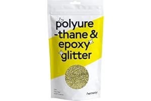 Cristaux Glitter Hemway métalliques sol (or) pour les planchers de résine époxy