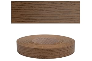 Mprofi MT® - Chant Melamine | 22mm X 50m | Bande de Chant Chêne Rustik | Epaisseur 0,50mm | Facile à Appliquer | Pour Étagères, Meubles & Panneaux | Chant Thermocollant Durable