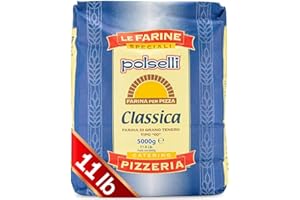 Polselli Classica Farine de blé tendre type « 00 » pour pizza napolitaine 5 kg