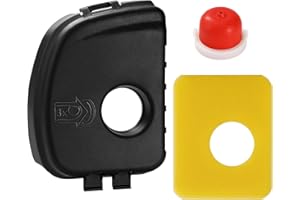 VooGenzek Couvercle de Filtre à Air 595660 et Filtre à Air en Mousse 799579 et 594281 Pompe d'amorçage, Compatible avec Briggs & Stratton 590581 08P502 08P602 09P602