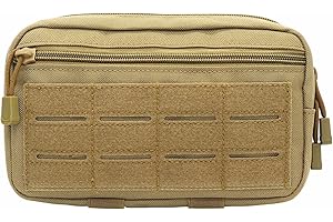 YONCONO Tactical Molle Pouch, Multi-Purpose EDC Admin Pouch Utility Gadget Gear Backpack Military Waist Bag for Outdoor, Hunting, Traveling, Hiking