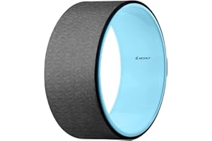 REEHUT Ruota Yoga Premium Yoga Wheel 32cm x 12.7cm Pilates Fitness Palestra per Lo Stretching e Migliorare Le Posizioni ad Arco Durante Gli Esercizi