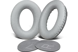 SoloWIT® Ersättnings öronkuddar för Bose QuietComfort 35 (QC35) & Quiet Comfort 35 II (QC35 II) OVER-EAR-hörlurar, Öronkudde