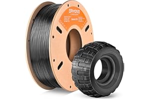 ‎ERYONE ERYONE TPU Filament 1.75mm, 3D Drucker Filament TPU 0.5kg 1 Spool, -0.05mm, Schwarz