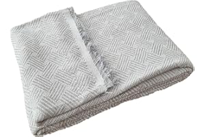 LUA VIKA Telo copridivano, gran foulard per divano, copriletto matrimoniale cotone, plaid divano, foulard copridivano, telo arredo divano, telo copritutto cotone multiuso, Lazo