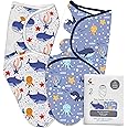 a baby cherry - Baby Swaddle Wrap ||Adjustable Swaddle for New Born Baby || 100% Cotton Soft || Baby Blanket for 0-6 Months - Pack of 2 (Multi Color, 200 GSM)