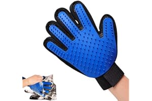ZHIHUITL Pet Dog Cat Grooming Glove,Pet Glove,Animal Hair Removal Glove,Cat Dog Brush Glove,Cat Dog Brush Glove,Animal Hair Cleaning Glove,For Massage and Cleaning Pets, Effective Hair Care