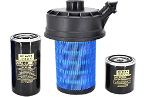 Notonmek 11-9300 11-9342 11-9182 Filter Kits, Oil Fuel Air Filter Maintenance Kit Compatible with Thermo King SB190 SB210 SB230 SB300 SB330