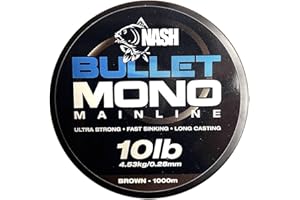 Nash Bullet Mono Mainline Brown 1000m