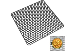 ‎PZJFH Abtropfmatte, Silikon Abtropfmatte Geschirr mit Abtropfloch, 26.5*26.5cm Spülbeceneinlage Ist Hochtemperaturbeständig, Geeignet Zum Abtropfen Von Geschirr und Zur Wärmeisolierung