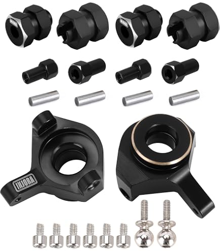 4x Messing-Radadapter Für Axial SCX24 – 5mm Schwer, Für Bessere Griffigkeit Beim RC Crawler