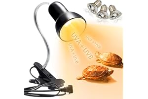 Icepark Schildkröten-Wärmelampe, Reptilien-Terrarium-Lampe, 25 W, 50 W, -Heizlampe, UV-Wärmepunktlampe, E27, UVA, UVB-Wärmeheizung, Aquarium-Tiere, Zubehör für , Eidechsen, Schlan