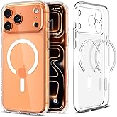 Spigen iPhone 17 Pro ile Uyumlu MagSafe Kılıf Ultra Hybrid Mag Fit Frost Sararmaya Dayanıklı Mat Beyaz Şeffaf Kapak - ACS1007