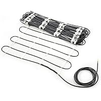 Elektrische Freiflächenheizung Frostschutz | 400V Heizkabel 300 W/m² | zum Schutz vor Schnee und Eis, Heizfläche:3.00m²