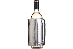 BarCraft KCBCWRAP Insulated Wine Cooler Sleeve, Silver Finish, 40 cm x 16cm