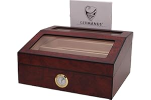 GERMANUS Humidor Glasstop Heinrich 224