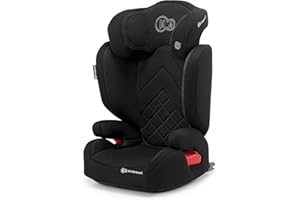 KK KINDERKRAFT Kinderkraft Fotelik Samochodowy XPAND, Regulacja wysokości i szerokości, Poddany testom zderzeniowym, Ergonomiczne podłokietniki, Wzmocniony zagłówek, Isofix, Grupa ECE II/III 15-36 kg, Czarny