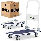 Balatlı Profesyonel Katlanabilir Paket ve Koli Taşıma Arabası 150 Kg