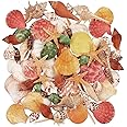 100PCS Sea Shells Mixed Ocean Beach Seashells with Starfish Perfect for Vase Fillers, Beach Theme Party Home Decorations,DIY Crafts, Fish Tank,Candle Making