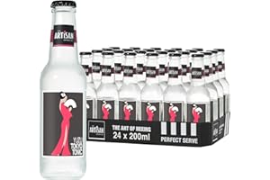 The Artisan Drinks Company Yuzu Tokyo Tonic - 200mlx24 Tonic Water Bottles - Natural Ingredients - Blend of Yuzu, Aromatic Black Pepper & Coriander - For Gin, Whiskeys, Vodka & Sake
