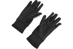 Kadimendium Polyester Silikon Anti-Slip Termiska Ridhandskar Professionell Träning för Ridentusiaster