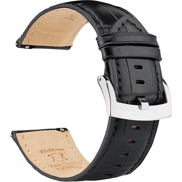 Cinturino Orologio Donna 12 Mm In Pelle Vera - Marrone, Con Rilascio Rapido E Fibbia Acciaio - Per Personalizzazione Orologi