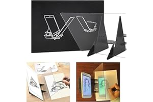 MISS GOOD Drawing Projector, Optical Drawing Board, Waterproof Tracing Board Sketching Lens Sketch Wizard Image Reflection Projector Painting Board Copy Table Projection Plotter Drawing Aid for Beginners