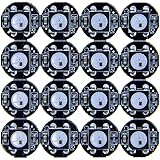 CHINLY 100 stücke WS2812B Adressierbare 5050 smart RGB LED Pixel licht auf Schwarz Kühlkörper PCB Board für Arduino 5 V DC