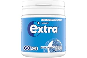 Extra Fresh Chewing Gum Peppermint Flavor Sugar Free, 60 ...