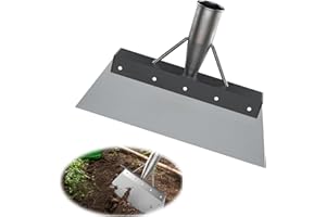 Keruhsci Gartenschaufel Unkraut Entferner Gerät, Schaufel Garten Unkraut Schaber, Multifunktionale Reinigungsschaufel Gartenhelfer, Gartenschaber für Rasenpflege im Freien (30cm Ohne Holzgriff)