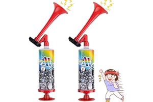 PSFYRN Air Horn, 2 Pcs Air Horn Handheld, Airhorn Loud Noise Maker In Various Activities, Carnival Horn Football Noise Makers, Hand Klaxon Suitable For Car Marine Boats Sports Events Camping Universal