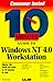 10 Minute Guide to Windows Nt Workstation 4.0 (SAMS TEACH YOURSELF IN 10 MINUTES) by 