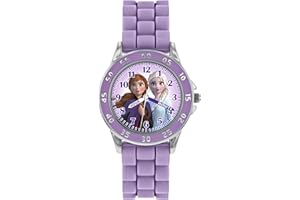 Disney Frozen Girl's Analog Quartz Watch with Silicone Strap FZN9505