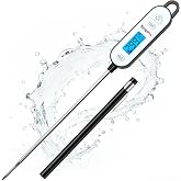 TempPro TP515 Digital Meat Thermometers Backlight | Lock function, waterproof probe with ℃/℉ button for cooking, barbecue, ja