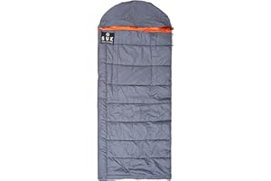 SOUK ONE Sac de couchage haut de gamme pour enfant, pour l'extérieur, le camping, 3 à 4 saisons, pour enfants et adolescents