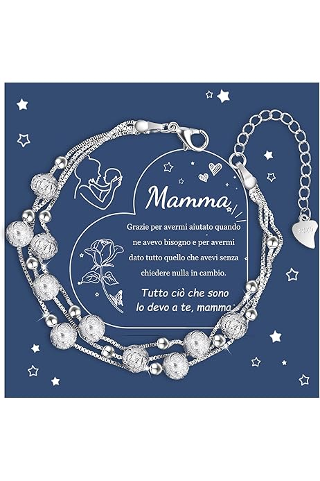 Braccialetti Mamma E Figlio/A - Regalo Per Primo Giorno Di Scuola, Natale O Amicizia - Foto 5