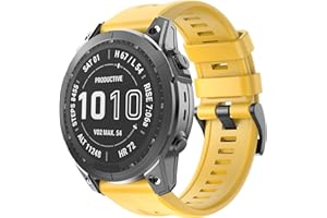 ‎ISABAKE ISABAKE Pasek do zegarka Garmin Fenix 7X, Fenix 6X/6X Pro, Fenix 5X/5X Plus, Fenix 3/3 HR, Descent MK, D2 Delta PX, D2 Charlie, pasek QuickFit 26mm