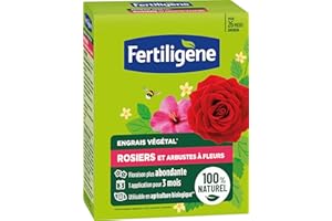 Fertiligene FEGROS650 – Pflanzendünger Rosen und Blütensträucher 650 g – eine reichere Blüte – nur 1 Anwendung in 3 Monaten – bis zu 26 Fuß – 100% natürliches Produkt mit Zeolith
