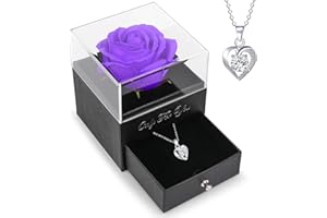ZACENYU Presents for Women,Eternal Rose Flowers with Gift Box,Romantic Birthday Gifts for Her,Mum,Sister,Girlfriend,Grandma on Valentines Day,Anniversary,Mothers,Christmas