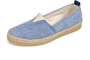JOMIX Espadryle męskie wygodne buty żeglarskie, eleganckie buty letnie, na plażę, na lato, bez sznurowadeł, płaskie buty rekreacyjne