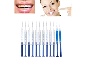 MORI KAMEI Tooth whitening gel, 12-pack tooth whitening gel refill contains 1 desensitizing gel, which is suitable for professional cleaning of sensitive teeth and can quickly whiten teeth