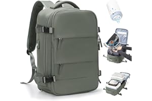 SZLX Ryanair Bagaż Podręczny 40x20x25 Plecak Damski Plecak Pasuje do 14-calowych laptopów Podróżny Easyjet Bag 45x36x20 Cabin Bag Męski Wodoodporny Plecak do Pracy Plecak Sportowy z przegrodą na buty