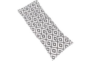 OHS Bench Cushion Geometric, 2 Seater Garden Bench Cushions Soft Outdoor Seat Pads for Garden Furniture Patios Water Resistant Comfy Seat Cushion, Grey