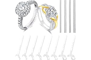 HAIOU Ring Size Adjuster for Loose Rings Invisible Ring Guard for Any Rings Ring Size Reducer Tightener Spacer for Women and Men