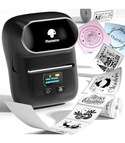 YIKIADA Lot De 180 étiquettes Thermiques - 50 Mm - Compatibles