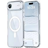 Minesk iPhone Air i&ccedil;in Magsafe ile Uyumlu Şeffaf Kılıf Kristal Berraklığında Materyal Polikarbonat Arka Kısım ve Silikon Kena